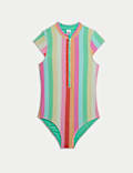 Glitter Striped Swimsuit (6-16 Yrs)