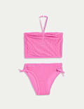 2pc Frill Textured Bikini (6-16 Yrs)