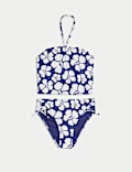 2pc Floral Halterneck Tankini (6-16 Yrs)