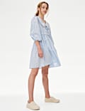 Pure Cotton Striped Dress (6-16 Yrs)