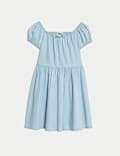 Pure Cotton Milkmaid Dress (6-16 Yrs)
