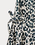 Robe à imprimé léopard 100 % coton (du 6 au 16 ans)