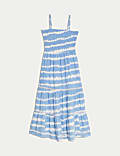 Pure Cotton Tie Dye Maxi Dress (6-16 Yrs)