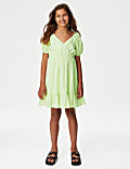 Cotton Rich Wrap Dress (6-16 Yrs)