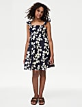 Mini Me&nbsp;– Robe 100&nbsp;% coton avec imprimé (du&nbsp;6 au 16&nbsp;ans)
