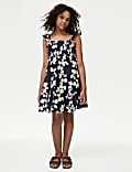 Pure Cotton Mini Me Printed Dress (6-16 Yrs)