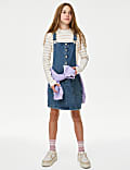 2pc Cotton Rich Striped Pinafore Outfit (6-16 Yrs)