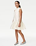 Organza Bow Dress (7-16 Yrs)