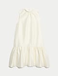 Organza Bow Dress (7-16 Yrs)