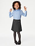 Girls' Embroidered School Skirt (2-18 Yrs)