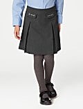 Girls' Embroidered School Skirt (2-18 Yrs)