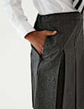 Girls' Plus Fit Permanent Pleats School Skirt (2-18 Yrs)