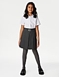 Girls' Permanent Pleats School Skirt (2-16 Yrs)