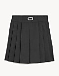 Girls' Permanent Pleats School Skirt (2-16 Yrs)