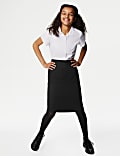 Girls' Long Pencil School Skirt (9-16 Yrs)