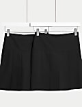 2pk Girls' Plus Fit Pleated School Skirts (2 - 18 Yrs)