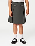 2pk Girls' Embroidered School Skirts (2-18 Yrs)