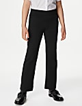 Girls' Regular Leg Jersey School Trousers (2-16 Yrs)