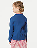 2 Pack Girls' Pure Cotton School Cardigan (3-18 Yrs)