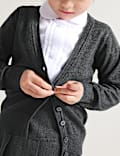 Lot de 2 cardigans fille 100 % coton, parfaits pour l&rsquo;&eacute;cole (du 3 au 18 ans)