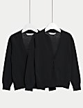 Pack de 2 cárdigan escolares 100% algodón para chicas (3-18&nbsp;años)