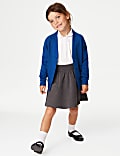 Strickjacke aus Jersey für die Schule für Mädchen (2–18 J.)