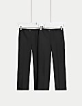 2pk Girls' Easy Dressing School Trousers (3-18 Yrs)