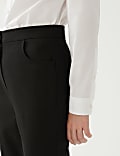 Girls High Waist Skinny School Trousers (9-18 Yrs)