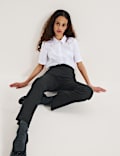 מכנסיים סרוגים מתרחבים לנערות (9&rlm;-18 שנים)