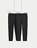 2pk Girls' Regular Leg Slim Waist School Trousers