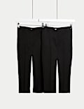 2pk Girls Regular Leg Trousers (2-18 Yrs)