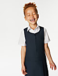 2pk Girls’ Pleated School Pinafores  (2-12 Yrs)