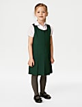 Girls' Pleated School Pinafore  (2-12 Yrs)