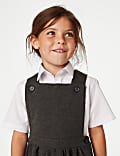 Girls' Jersey School Pinafore (2-12 Yrs)