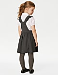 Girls' Jersey Frilled School Pinafore (2-12 Yrs)