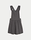 Girls' Jersey Frilled School Pinafore (2-12 Yrs)