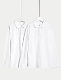 2pk Unisex Pure Cotton Polo Shirts (2-18 Yrs)