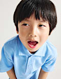 3 Pack Unisex Stain Resist School Polo Shirts (2-18 Yrs)