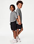 Lot de 3&nbsp;polos unisexes 100&nbsp;% coton, parfaits pour l’école (du 2 au 16&nbsp;ans)