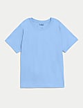 Camiseta escolar unisex 100% algodón (2-16&nbsp;años)