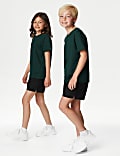 2pk Unisex Pure Cotton School Shorts (2-16 Yrs)