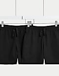 2pk Unisex Pure Cotton School Shorts (2-16 Yrs)