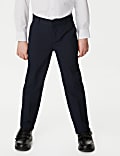 Lot de 2 pantalons garçons coupe standard, parfaits pour l’école (du 2 au 18 ans)
