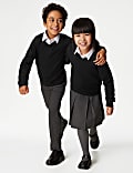 2pk Unisex Pure Cotton School Jumper (3-18 Yrs)