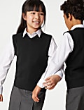 Unisex Pure Cotton School Tank Top (2-18 Yrs)