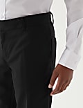 Boys' Skinny Leg Longer Length School Trousers (2-18 Yrs)