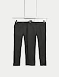2pk Boys' Skinny Leg School Trousers (2-18 Yrs)