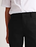 2 Pack Boys' Skinny Leg School Trousers (2-18 Yrs)