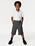 2pk Boys' Easy Dressing School Shorts (3-15 Yrs)