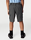 2pk Boys' Plus Waist Cargo School Shorts  (4-14 Yrs)